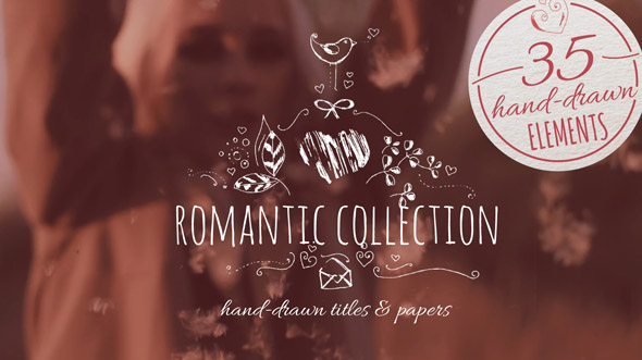 Videohive Romantic Collection Hand-drawn Titles 19457820
