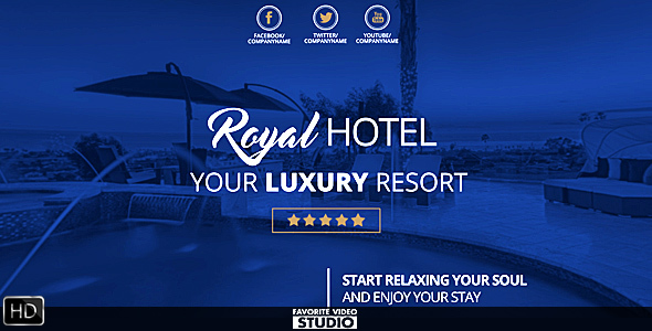 Videohive Royal Hotel Presentation 15331101
