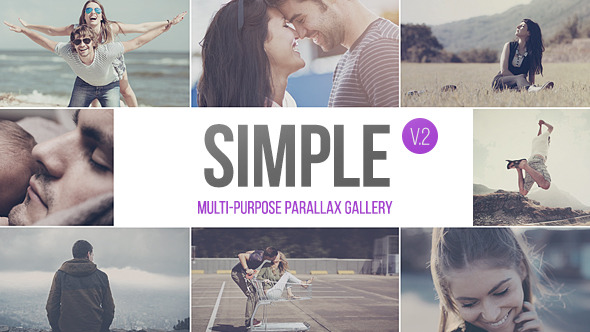 Videohive SIMPLE 2 - Parallax Photo Gallery 11815606