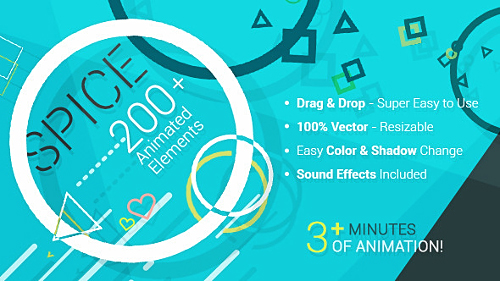 Videohive SPICE - 200+ Animated Elements