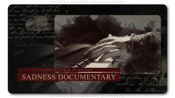 Videohive Sadness Documentary Slideshow 21759841