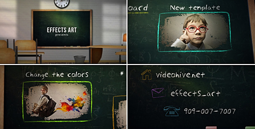 Videohive School Chalkboard
