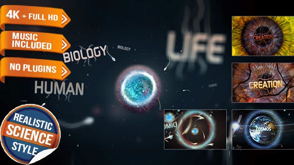 Videohive Science Physics Biology Intro 19172456