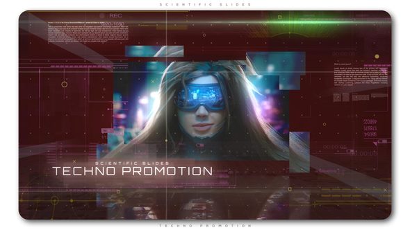 Videohive Scientific Slides Techno Promotion 21795636