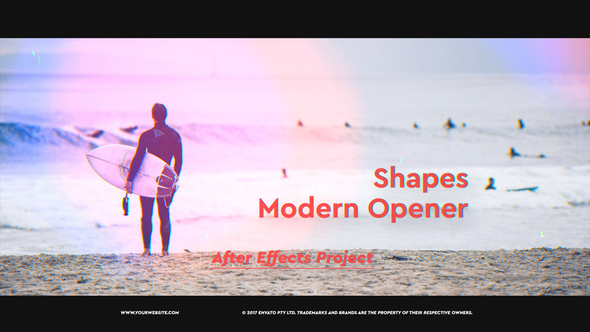 Videohive Shapes Modern Opener 21046297