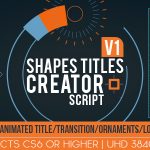 Videohive Shapes Titles Creator 20212580