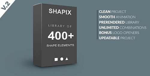 Videohive Shapix - Shape Elements Pack