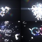 Videohive Shattered Diamond Logo Text Reveal 21059112