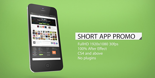 Videohive Short App Promo