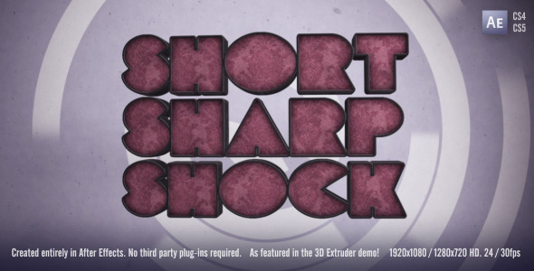 Videohive Short Sharp Shock 308680