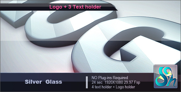 Videohive Silver Glass Logo 2034598