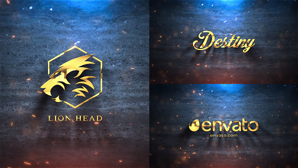 Videohive Silver Gold Logo Reveal 21422987