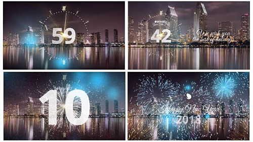 Videohive Silver New Year Countdown 2018