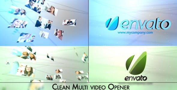 Videohive Simple Clean Multi Video Logo 3828451