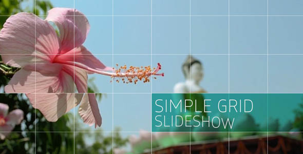 Videohive Simple Grid Slideshow