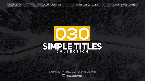 Videohive Simple Titles 19626743