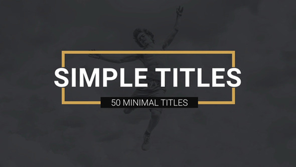 Videohive Simple Titles Lower Thirds 21818185