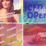 Videohive Sliced Color Opener 17526200
