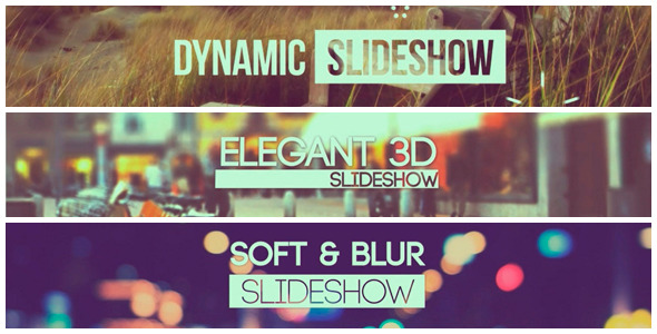Videohive Slideshow Pack 3 in 1 11126579