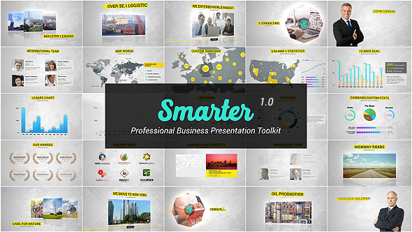 Videohive Smarter Business Presentation Infographics Toolkit 15403293