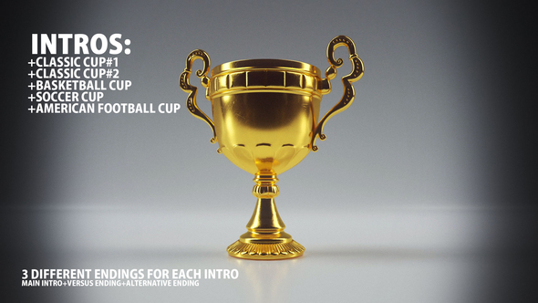 Videohive Solid Sport Trophy Intro (Opener) 22280742