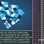 Videohive South Carolina Map Kit 20816966