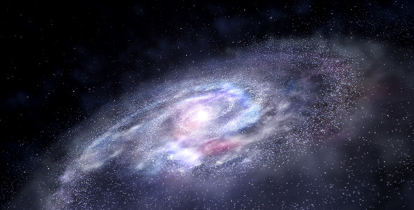 Videohive Spinning Galaxy 9294353