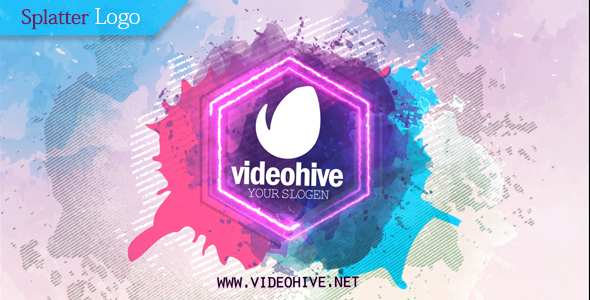 Videohive Splatter Logo 18298248