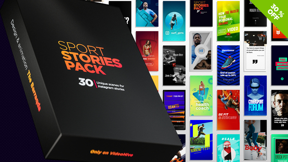 Videohive Sport Stories Pack 22800511