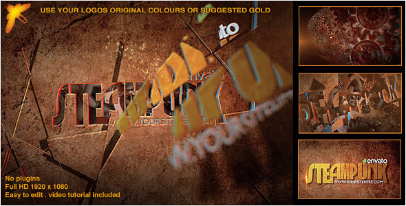 Videohive Steampunk Logo 11841665