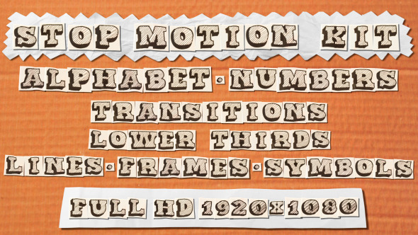 Videohive Stop Motion Kit 5122179