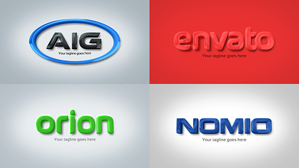Videohive Strong & Clean Corporate 3D Embossed Logo 15401188