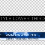 Videohive Style Lower Thirds 231560