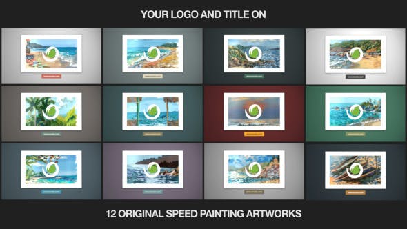 Videohive Summer Paintings Logo 12052360