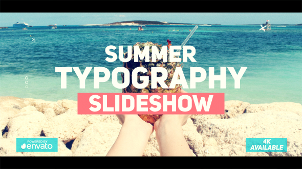 Videohive Summer Typography Slideshow 19835806