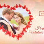 Videohive Sweet Butterflies Valentines Day Card 10341841