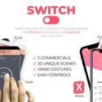 Videohive Switch phoneX s9 App Promo 21588746