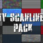 Videohive TV Scanlines with Distortion Overlays