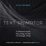 Videohive Text Animator 02 - Stylish Clean Titles 16716059