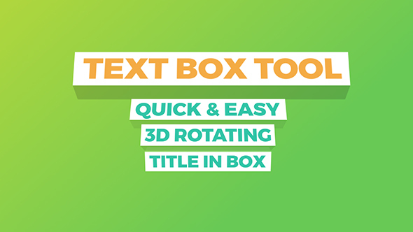 Videohive Text Box Tool 14552748