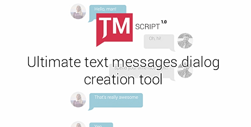 Videohive Text Messages Ultimate Kit - TMScript 1.01 15644656