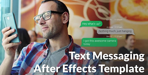 Videohive Text Messaging with Photo and Video Options