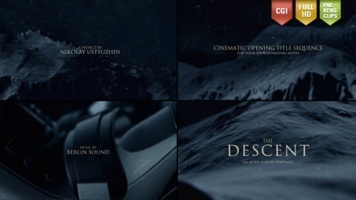 Videohive The Descent (Cinematic Titles)