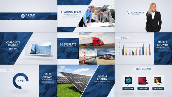 Videohive The Edge - Corporate Video Package 13838363