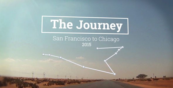 Videohive The Journey Map Slideshow