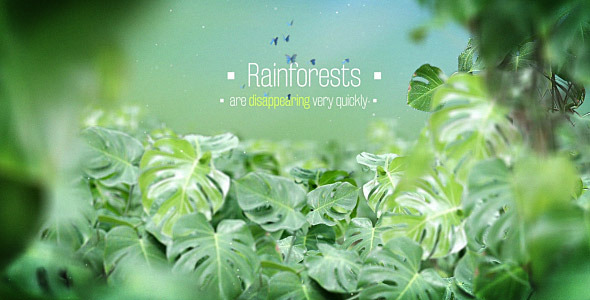 Videohive The Rainforests Titles 10520395