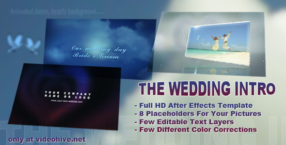 Videohive The Wedding Intro