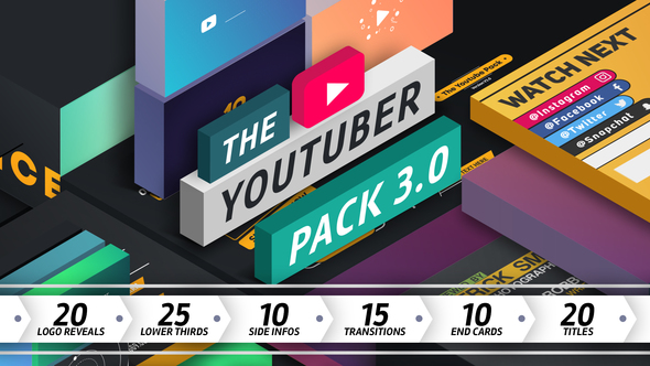 Videohive The YouTuber Pack 3.0 14665678