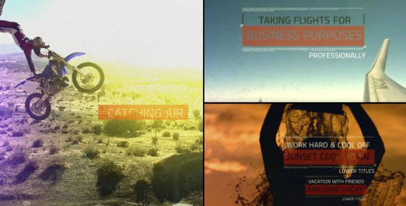 Videohive Titles and Lower Thirds 8171370