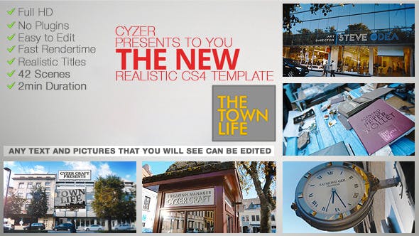 Videohive Town Life Intro - TV Series Titles 5687562
